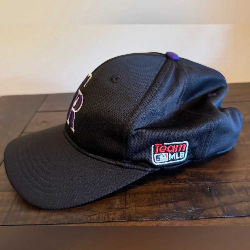 MLB Colorado Rockies Kids Baseball Cap with Velcro Adjustable Back